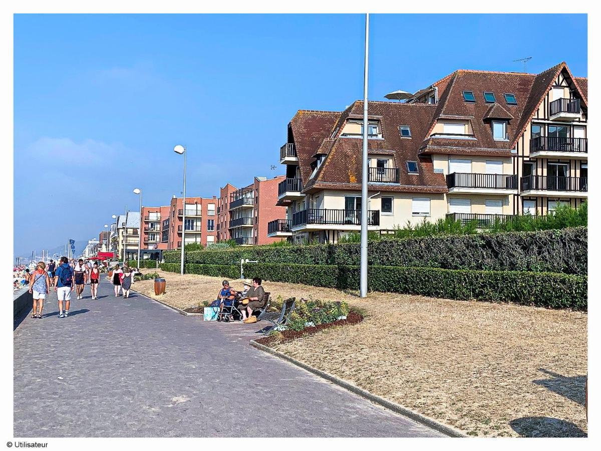 Cabourg, Appartement Plain Pied Avec Terrasse Acces Direct A La Plage Zewnętrze zdjęcie