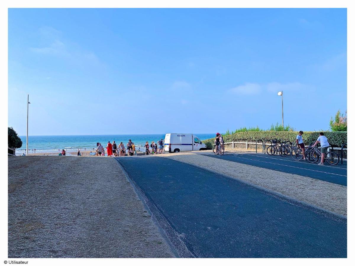 Cabourg, Appartement Plain Pied Avec Terrasse Acces Direct A La Plage Zewnętrze zdjęcie